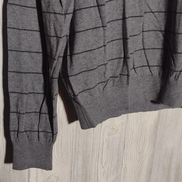 Grey & Black Striped Sweater - Picture 2 of 9